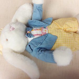 Vintage Easter Bunny Suit Rabbit Plush
